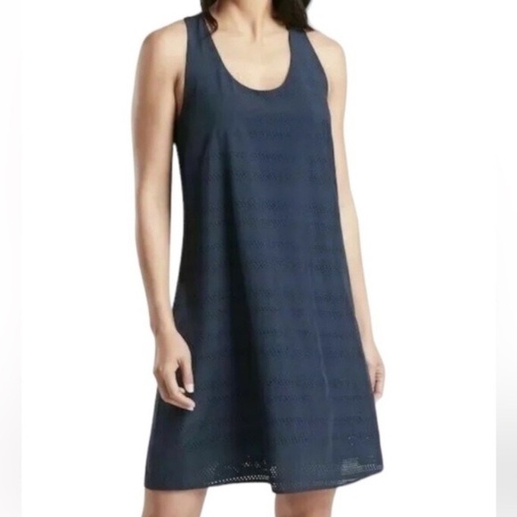 Athleta Dresses & Skirts - Athleta Women's Small Dress Navy Blue Brookfield Travel Resort  #446831